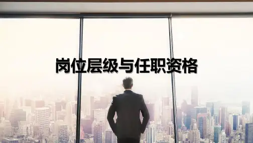 很全面职位职级与任职资格体系介绍