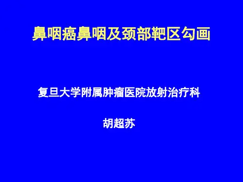 鼻咽癌鼻咽及颈部靶区勾画 PPT课件