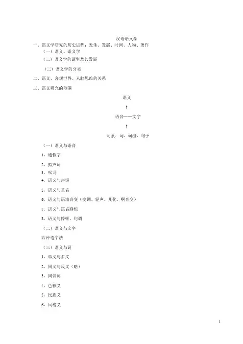 语义学教案