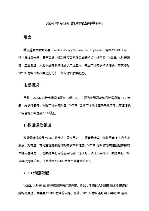 2024年VCSEL芯片市场前景分析