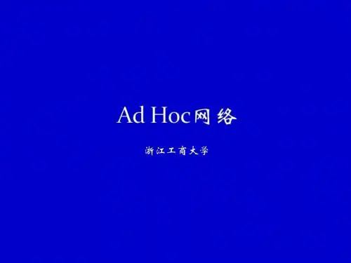 第2讲—Ad_Hoc的初步理解1