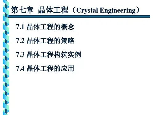 第七章 晶体工程