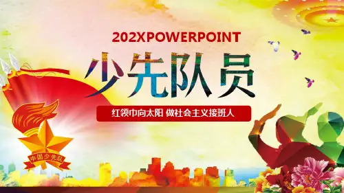 少先队建队日宣传教育PPT模板38