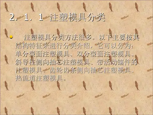 注塑模具典型结构(1)