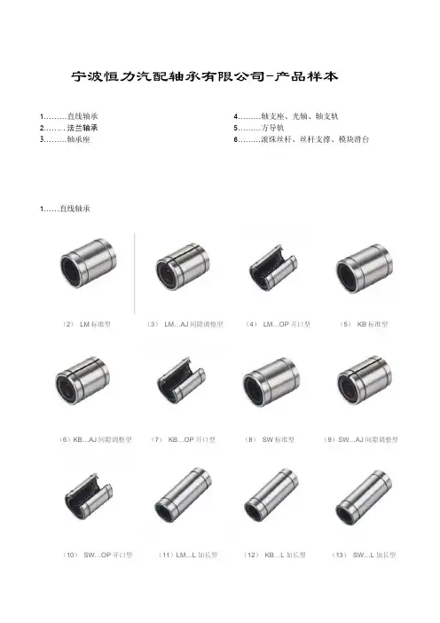 宁波恒力产品样本