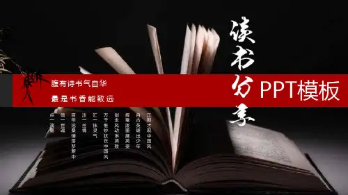读书分享计划活动策划PPT模板课件