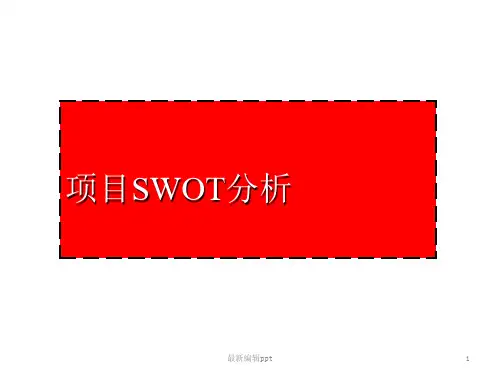 地产项目SWOT分析案例ppt课件