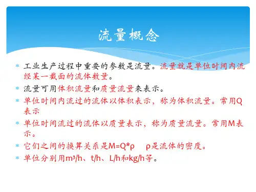 流量测量仪表ppt课件