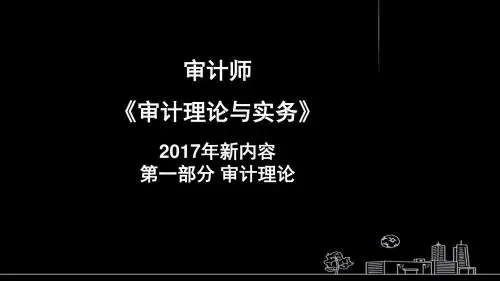 审计理论与实务1