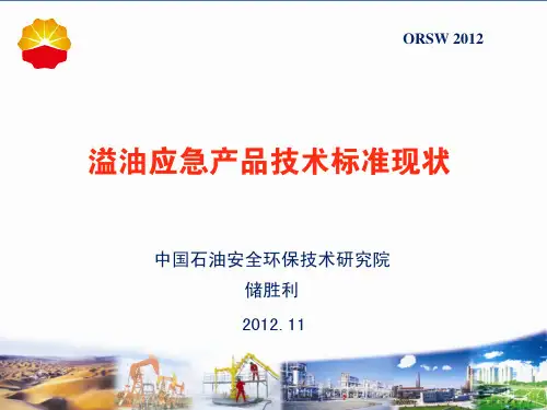 溢油应急技术标准国内外现状(PDF 36页)