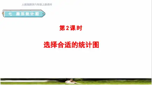 人教版六年级数学上册第七单元《选择合适的统计图》教学课件