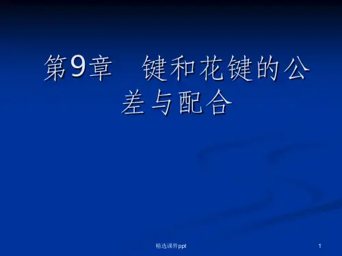 《键和花键的公差》PPT课件