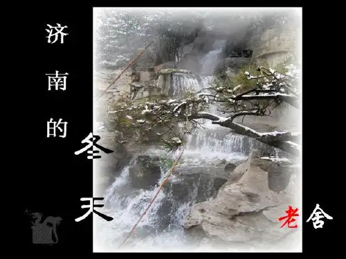 新人教版七年级语文上册12济南的冬天课件(共24张PPT)