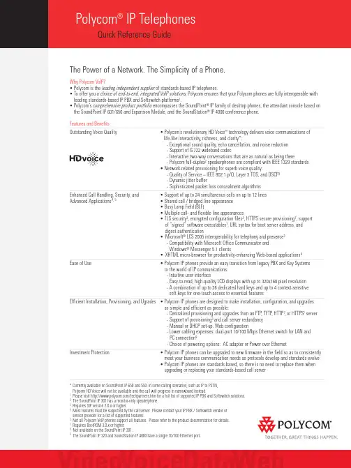 Polycom 产品说明书