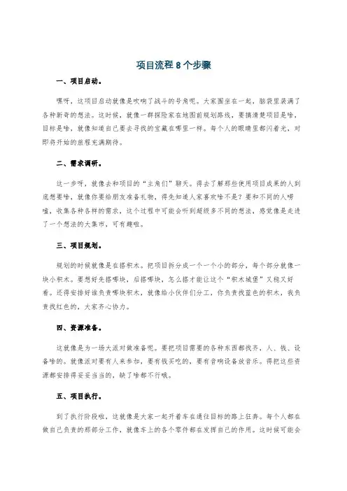项目流程8个步骤