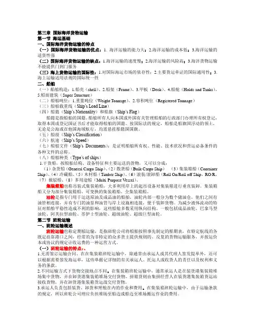 第三章 国际海洋货物运输