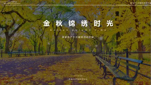 2019某地产十月暖场主题活动