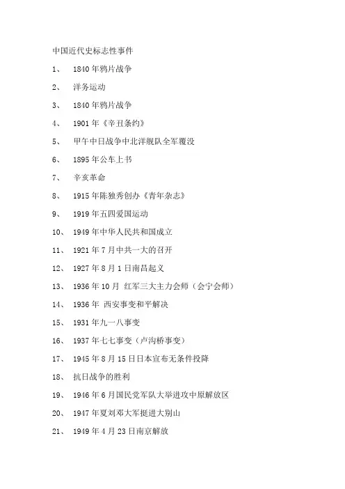 标志性事件答案