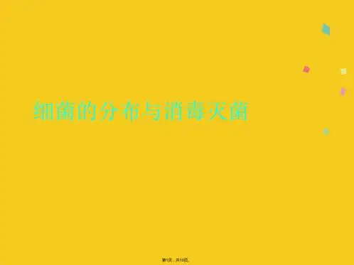 细菌的分布与消毒灭菌(共10张PPT)