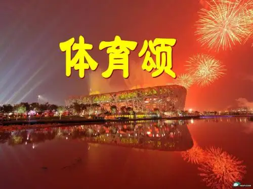 《体育颂》PPT课件3