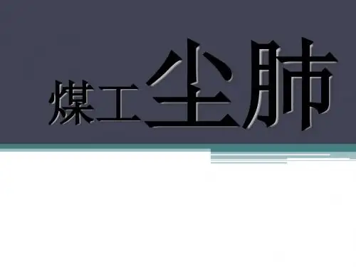 煤工尘肺-精品文档