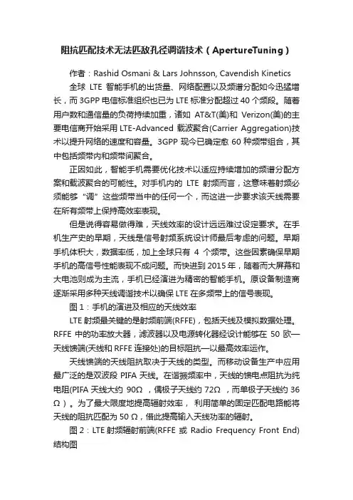 阻抗匹配技术无法匹敌孔径调谐技术（ApertureTuning）