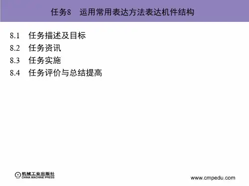 常用表达方法表达机件结构