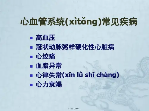 心血管系统药理学