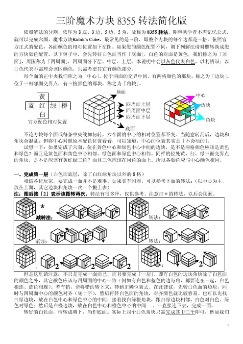 魔方——台湾许技江老师的8355法