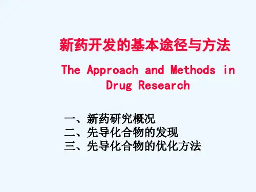 新药开发的基本途径与方法 
