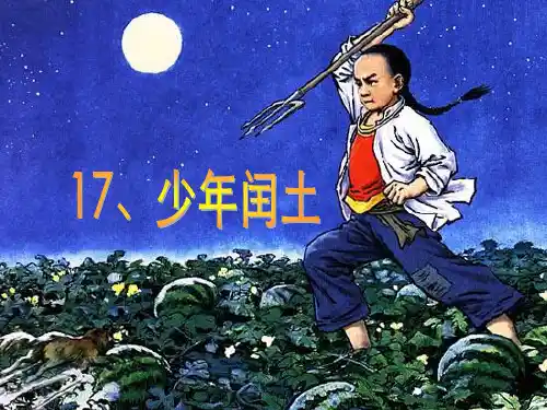 17少年闰土公开课(精品课件).ppt
