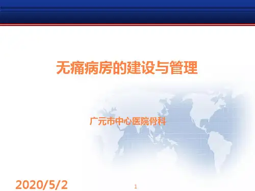 无痛病房管理ppt课件