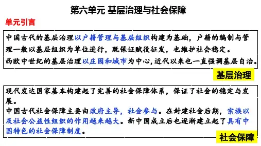 中国古代的户籍制度与社会治理  课件  高中历史统编版2019选择性必修1 国家制度与社会治理