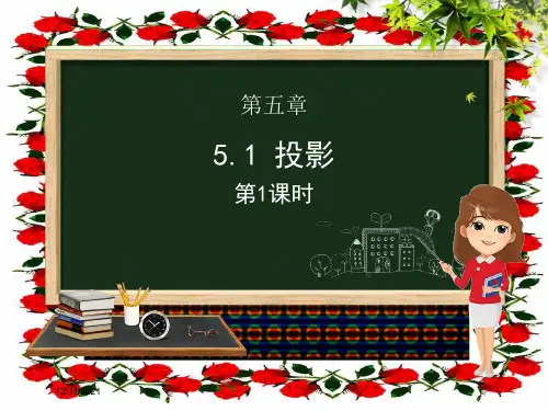 九年级数学上册 第五章 投影与视图 5.1 投影(第一课时)课件上册数学课件