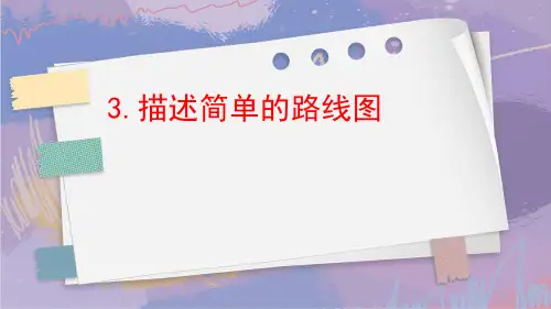 2.3.描述简单的路线图(课件)六年级上册数学人教版