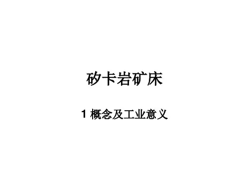 矽卡岩矿床.