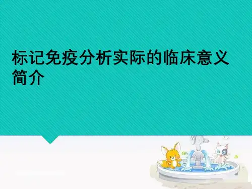 标记免疫分析实际临床意义简介