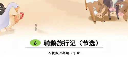 部编版六年级下册语文《骑鹅旅行记》PPT教学课件