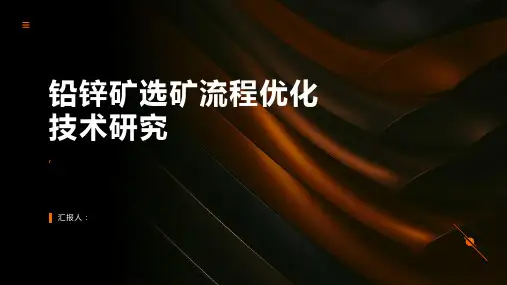 铅锌矿选矿流程优化技术研究