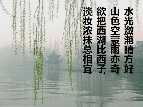 柳永《望海潮》精美实用课件