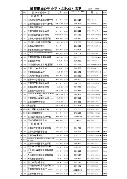 成都学校