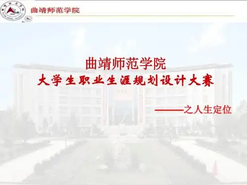 大学生职业生涯规划答辩