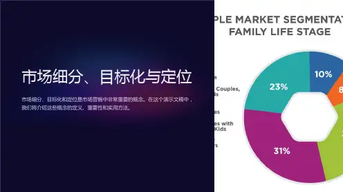 市场细分、目标化与定位