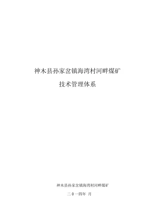 煤矿技术管理体系