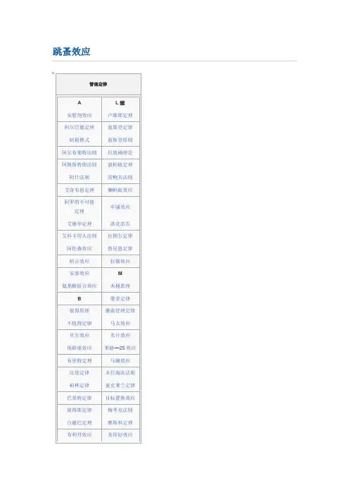 跳蚤效应