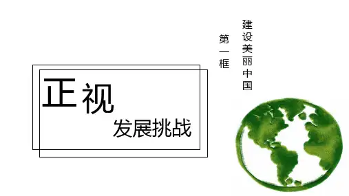 6.1正视发展挑战  课件(共16张PPT)