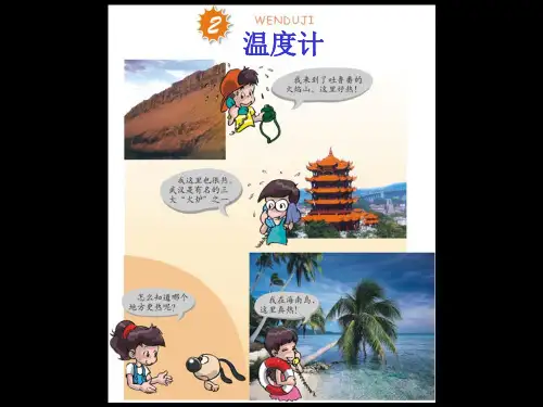 小学 科学 粤教版 四年级上册《温度计》课件