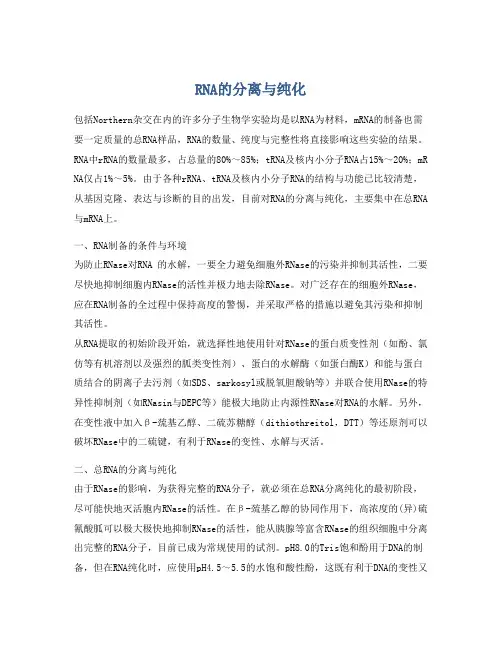 RNA的分离与纯化