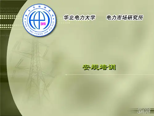 电力安全规程培训课件