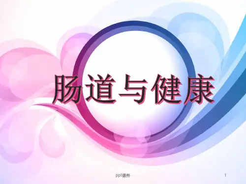 肠道与健康  ppt课件